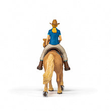 Încarcă imaginea în Galerie, Papo Rase de Cai si Ponei Figurina Set Cowgirl pe Cal
