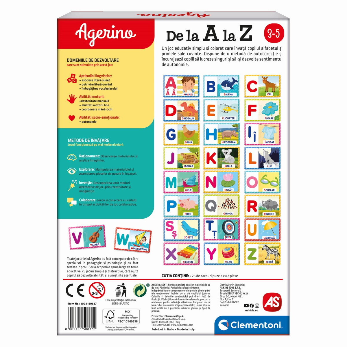 Clementoni Agerino de la A La Z