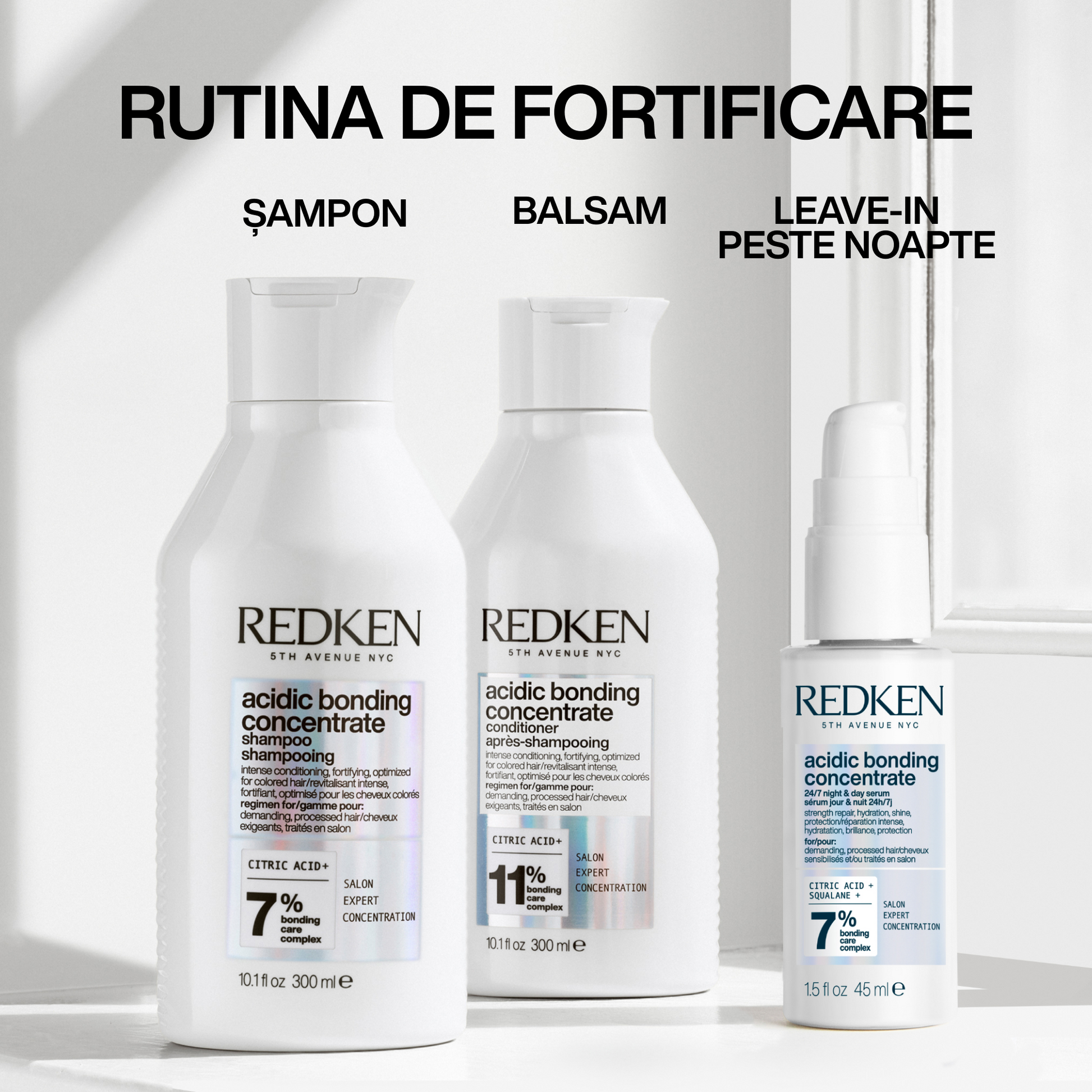 Redken Acidic Bonding Concentrate Night-Day Serum - Ser Pentru Reparare 45ml - Beauty Lounge