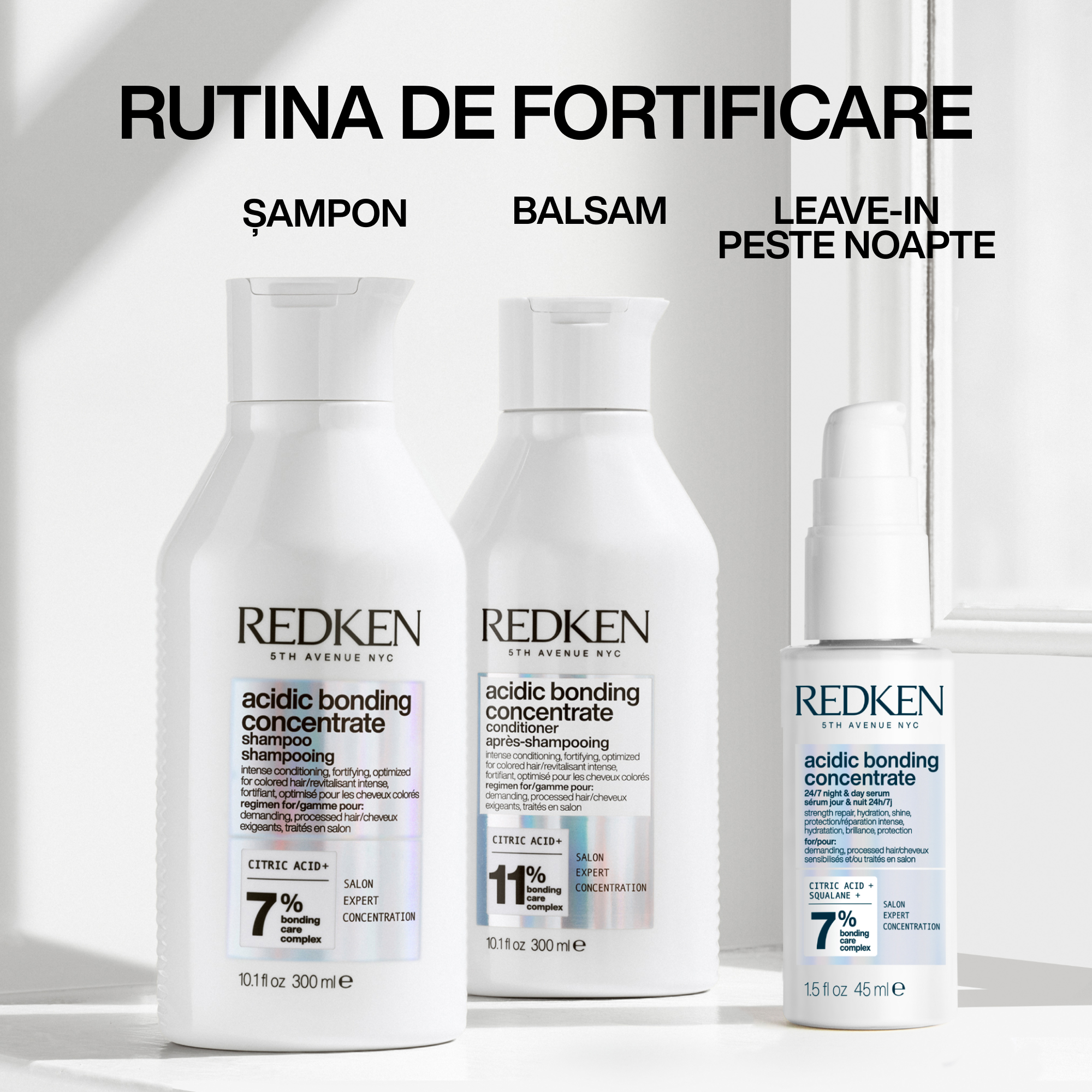 Redken Acidic Bonding Concentrate Night-Day Serum - Ser Pentru Reparare 45ml - Beauty Lounge