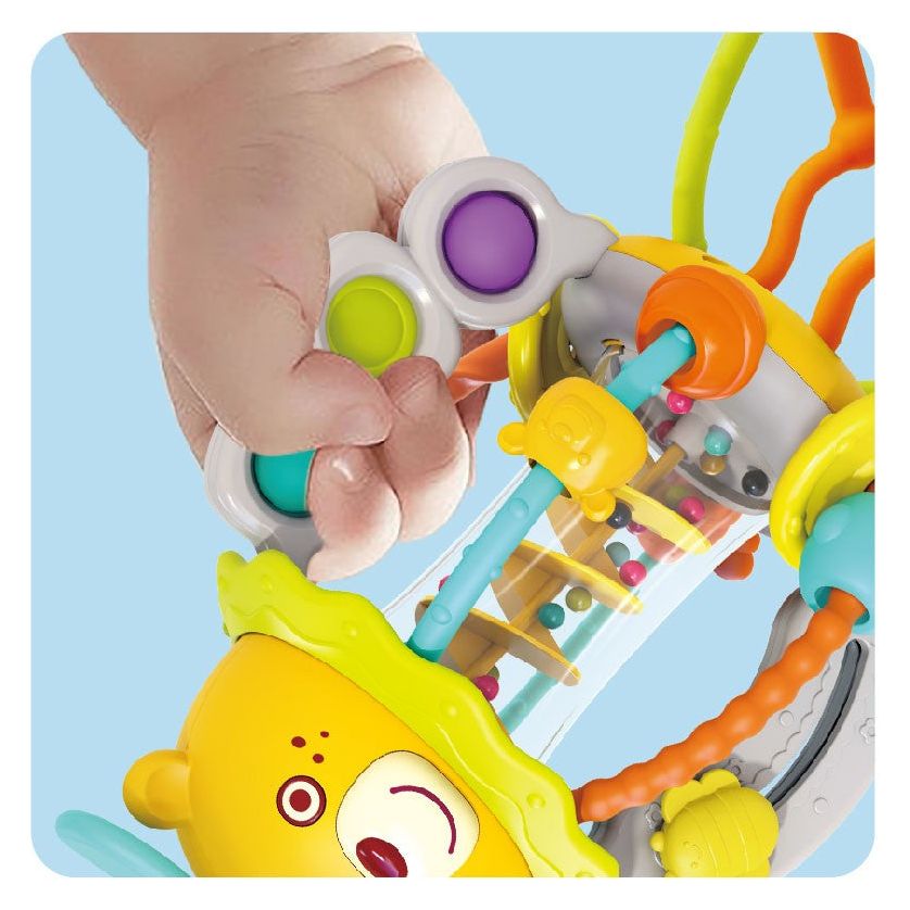Hola Jucarie Senzoriala Pentru Bebe Scutura si Trage