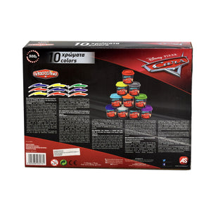 ArtGreco Plastilina Set 10 Cutii cu Plastilina Cars