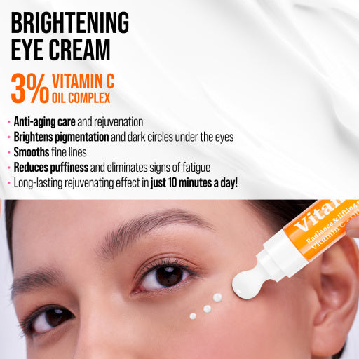 7DAYS Crema pentru Ochi Radiance Vitamin C Massager 18ml - Crema Iluminatoare