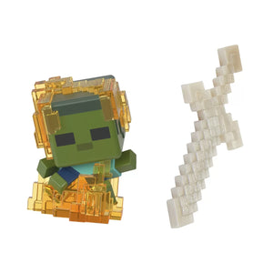 Minecraft Mini Mode Set Explorare Miniera Gri si Alb