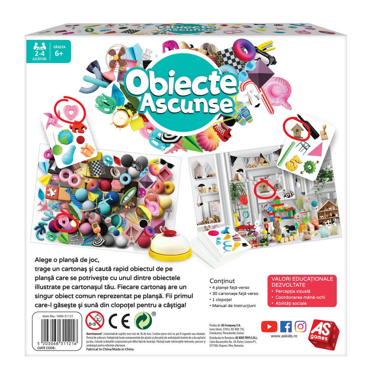 Jocuri Joc de Societate Obiecte Ascunse