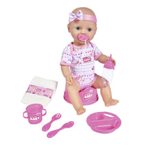 Încarcă imaginea în Galerie, Simba New Born Baby Set Bebelus Roz
