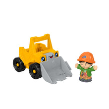 Încarcă imaginea în Galerie, Fisher Price Little People Little People Vehicul Buldozer 10cm
