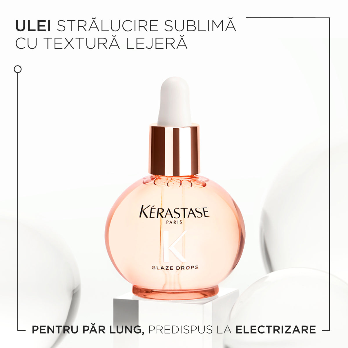Set Kerastase Gloss Absolu - Sampon 500ml + Balsam 250ml + Ulei 45ml - Beauty Lounge