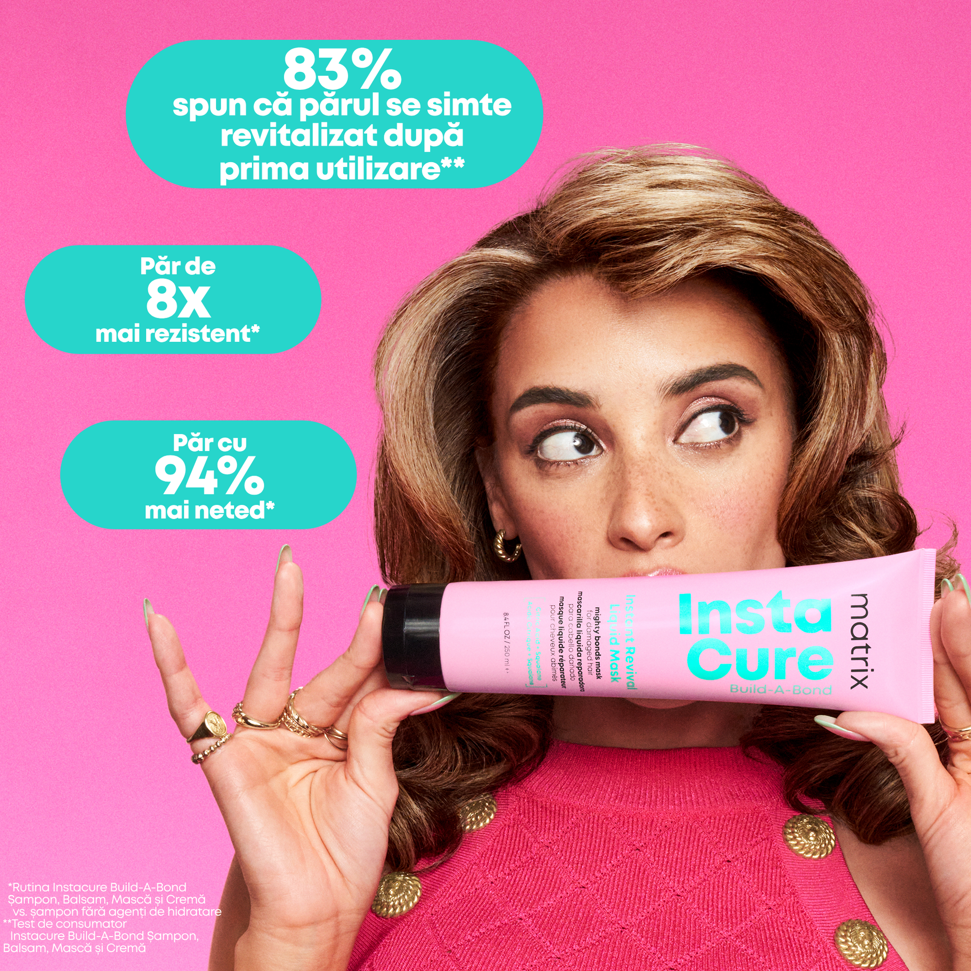 Matrix Instacure Build-A-Bond Instant Revival 250ml - Masca Pentru Par Deteriorat - Beauty Lounge