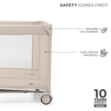 Încarcă imaginea în Galerie, Kinderkraft Patut Travel Kinderkraft Joy2  Fara Accesorii - Beige
