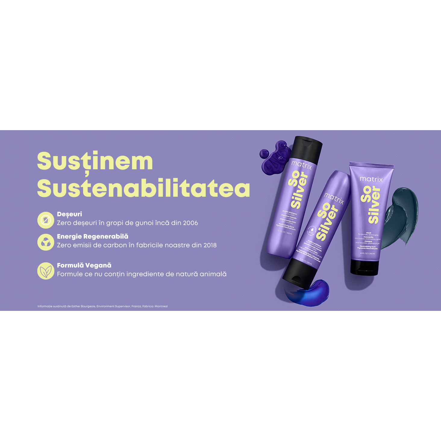 Matrix Total Results So Silver 300ml - Balsam de Par cu Pigment Violet
