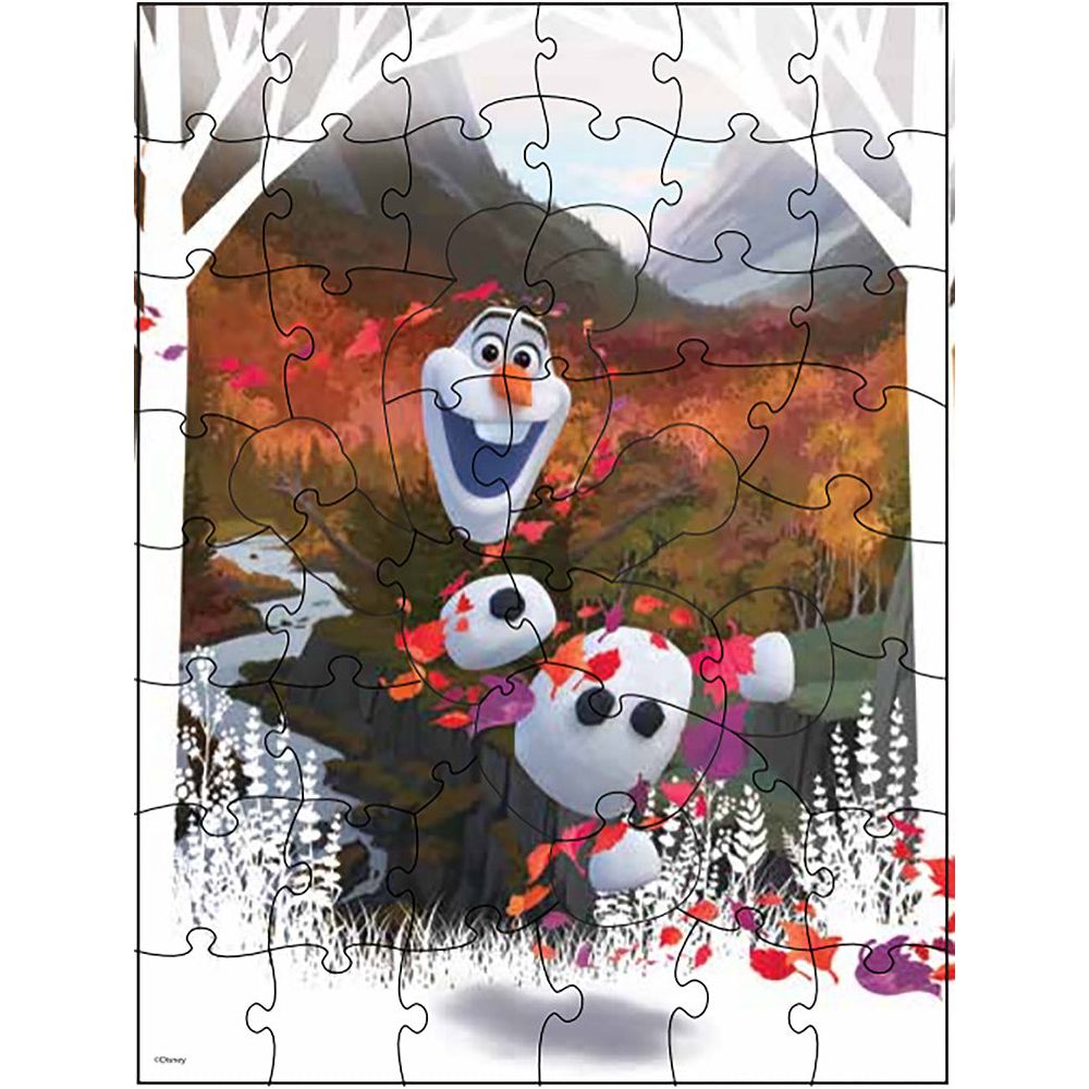 Puzzle Surpriza Frozen2 cu 48 Piese in Cutie Diamant
