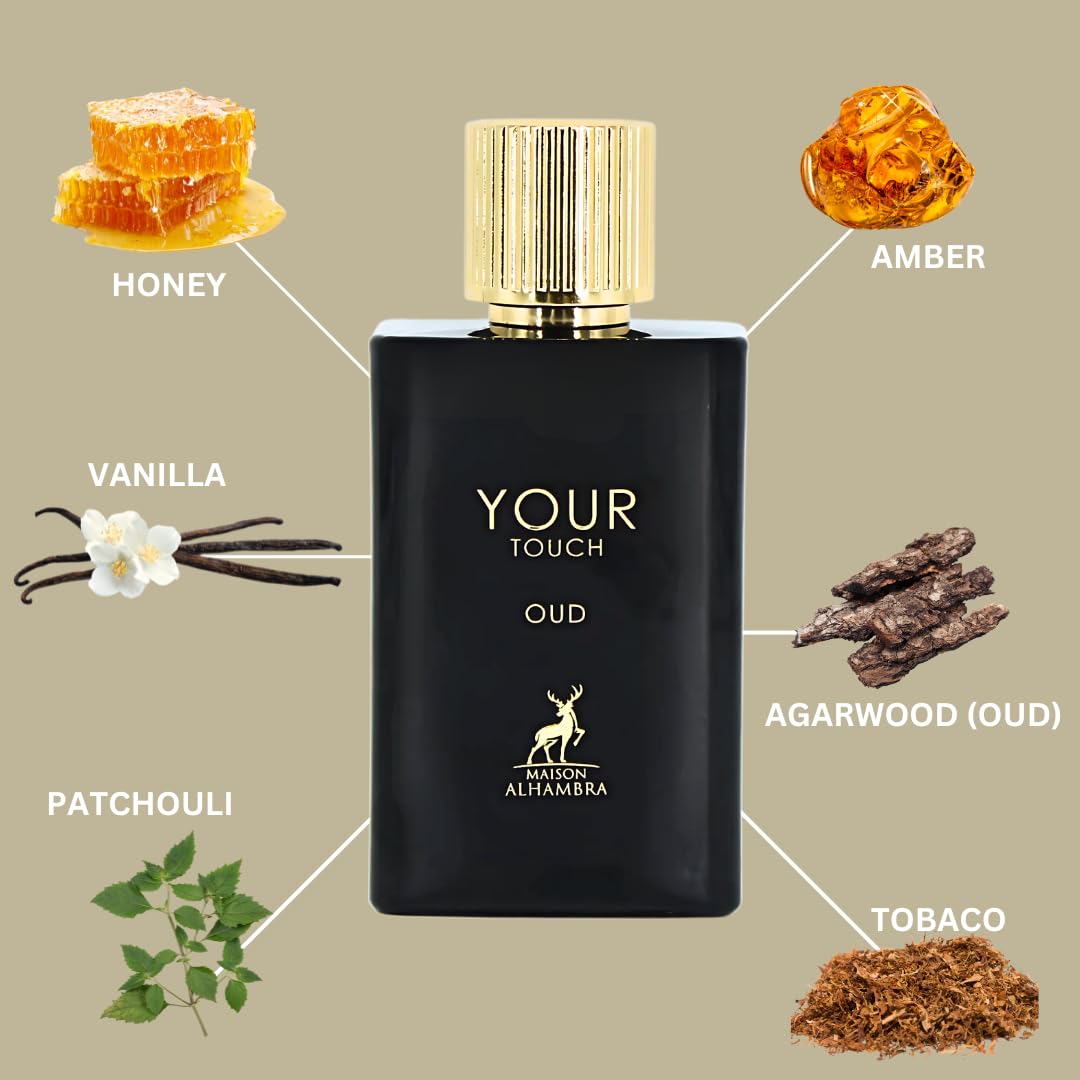Maison Alhambra Your Touch Oud – Apa de Parfum pentru Barbati 100ml