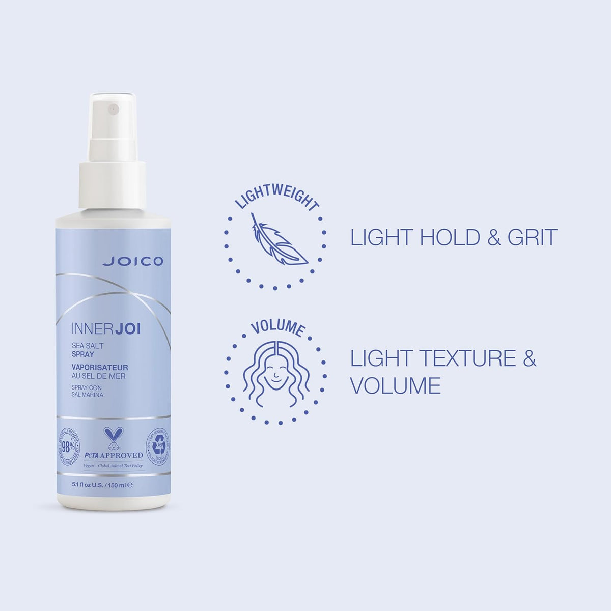 Joico InnerJoi Sea Salt - Spray cu Sare pentru Volum si Textura 150ml - Beauty Lounge