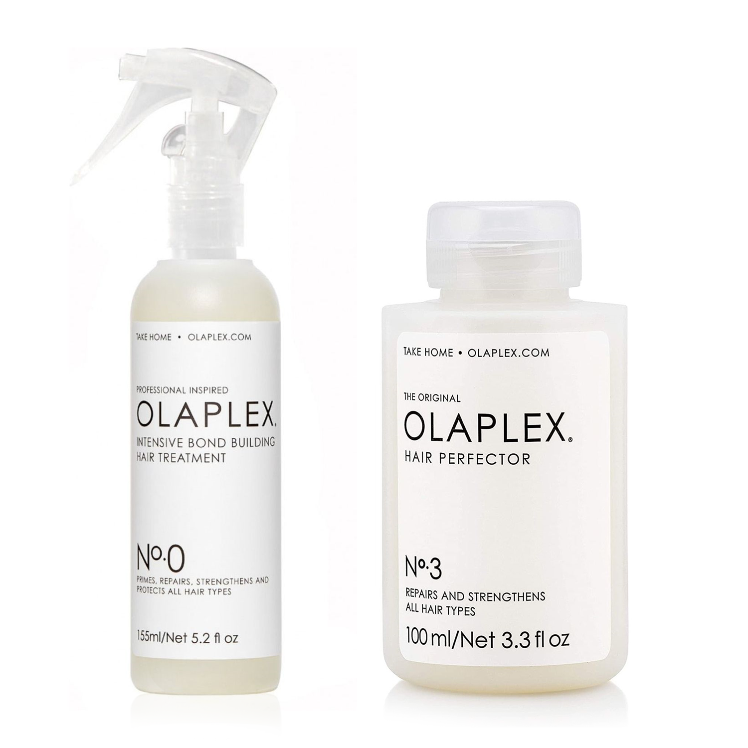 Set Olaplex Ser Bond Builder No. 0 155ml si Tratament Hair Perfector No.3 100ml - Beauty Lounge