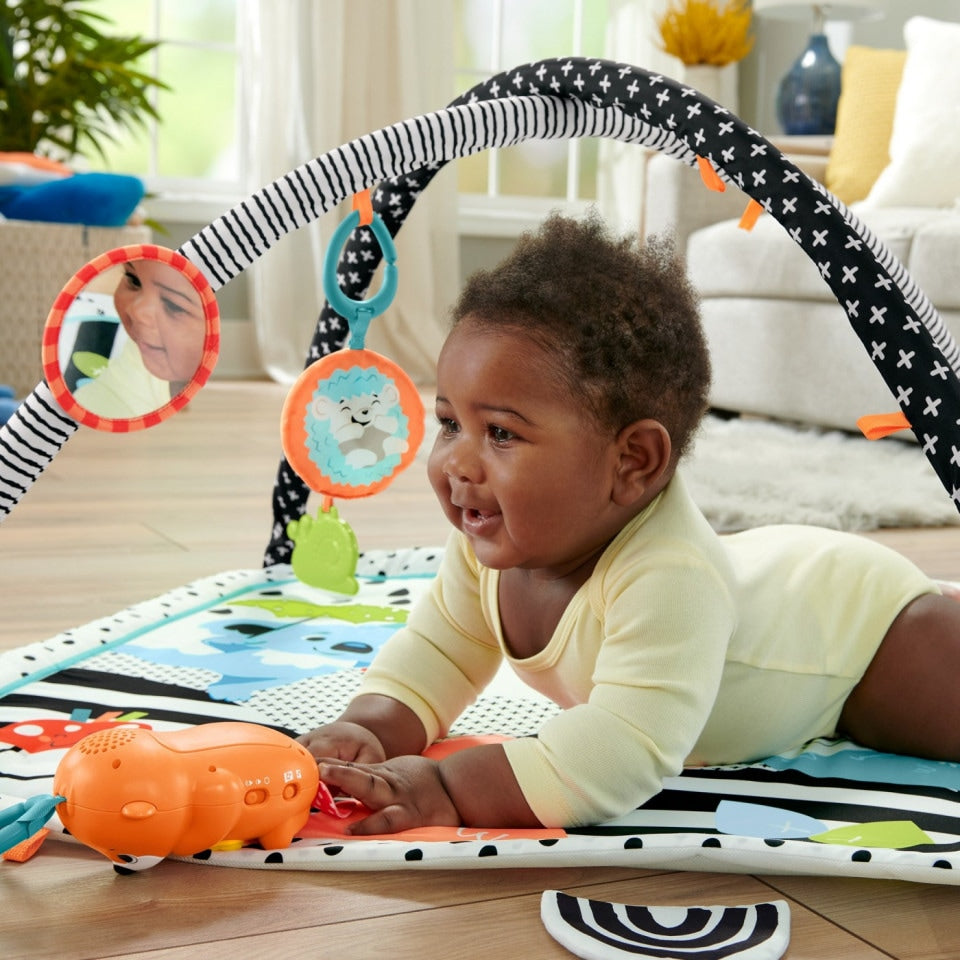 Fisher Price Saltea Muzicala 3 in 1 cu Centru de Activitati - Beauty Lounge