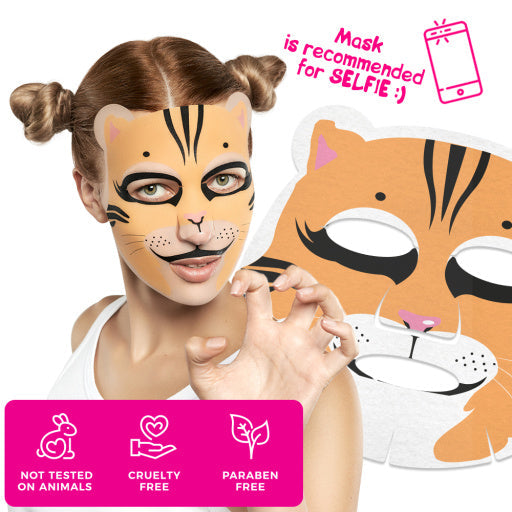 7DAYS Set Cadou Animal Mask Pretty Kitty Mix Funny Beauty