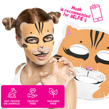 Încarcă imaginea în Galerie, 7DAYS Masca de Fata Animal Mask Wild Tiger Fructe Taiga &amp; Verbina 28g - Pentru Fermitate
