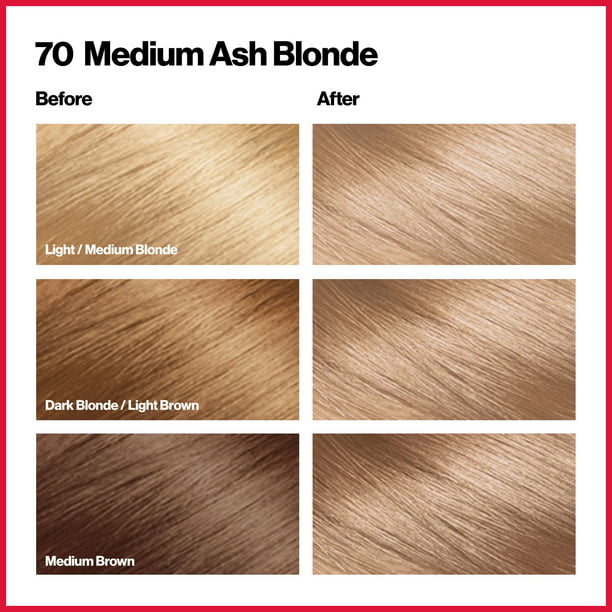 Revlon Colorsilk 70 Medium Ash Blonde - Vopsea Permanenta