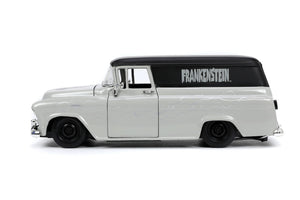 Jada Toys Set Masinuta 1957 Chevy Suburban si Figurina Frankenstein