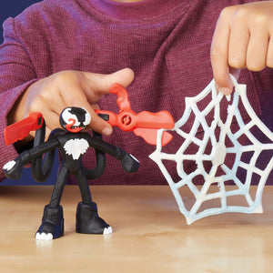 Play-Doh Spider-Man Spiderman Set 2 Figurine Batalie cu lansator si Sulita