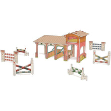 Încarcă imaginea în Galerie, Papo Rase de Cai si Ponei Figurina Set Poney Club-Boxa si 4 Figurine
