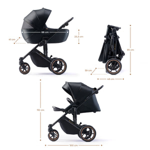 Kinderkraft Carucior 2 in 1 Prime 2 Venezian Black