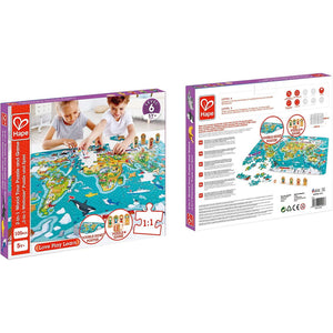 Hape Puzzle 2-In-1 Turul Lumii