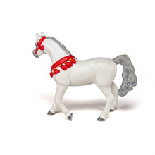 Încarcă imaginea în Galerie, Papo Rase de Cai si Ponei Figurina Cal Arab Alb de Parada

