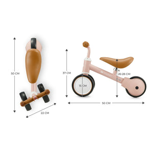 Kinderkraft Bicicleta Echilibru Cutie Fuzzy Peach