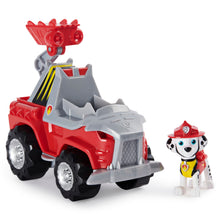 Încarcă imaginea în Galerie, Paw Patrol Set Vehicul cu Catelus Marshall si Figurina Dino Surpriza
