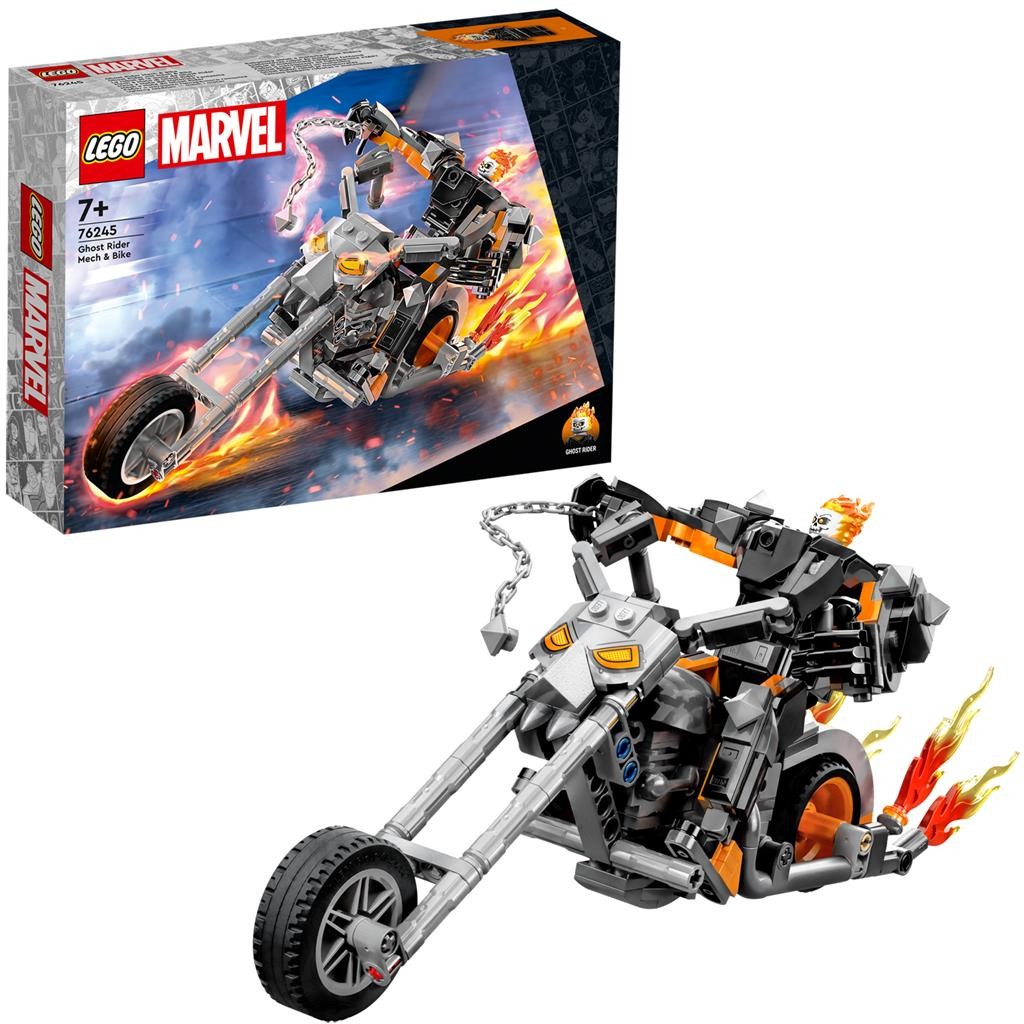 Lego Super Heroes Robot si Motocicleta Calaretul Fantoma