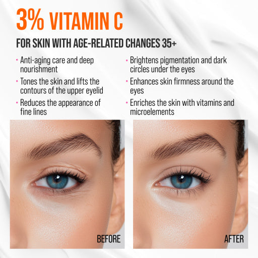 7DAYS Crema pentru Ochi Radiance Vitamin C Massager 18ml - Crema Iluminatoare