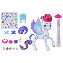 Încarcă imaginea în Galerie, My Little Pony Set Figurina Style Of The Day Zipp Storm 14cm
