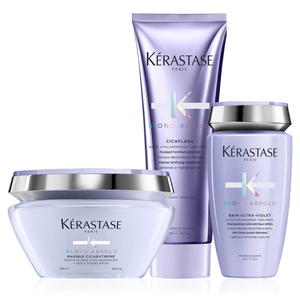 Set Kerastase Blond Absolu - Sampon 250ml Tratament 250ml si Masca