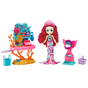 Enchantimals Papusi Set Papusa cu Mobilier Ocean Kingdom