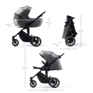 Kinderkraft Carucior 2 in 1 Prime 2 Shadow Grey