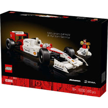 Încarcă imaginea în Galerie, Lego Iconics Mclaren Mp4/4 si Ayrton Senna
