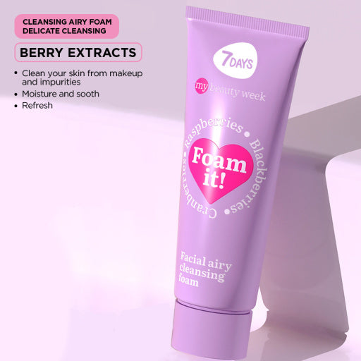 7DAYS Spuma de Curatare Faciala Foam IT Airy 80ml - Spuma Demachianta Aerata