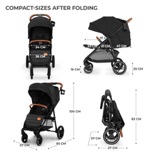 Încarcă imaginea în Galerie, Kinderkraft Carucior Sport Grande Plus Black
