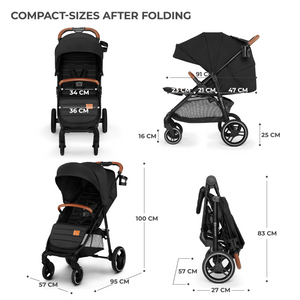 Kinderkraft Carucior Sport Grande Plus Black