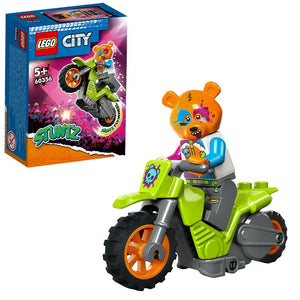 Lego City Stuntz Motocicleta de Cascadorie cu Urs