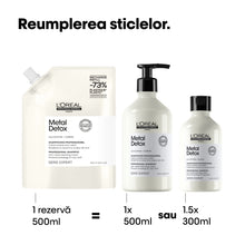 Încarcă imaginea în Galerie, L&#39;Oreal Professionnel SE Metal Detox - Rezerva Sampon 500ml
