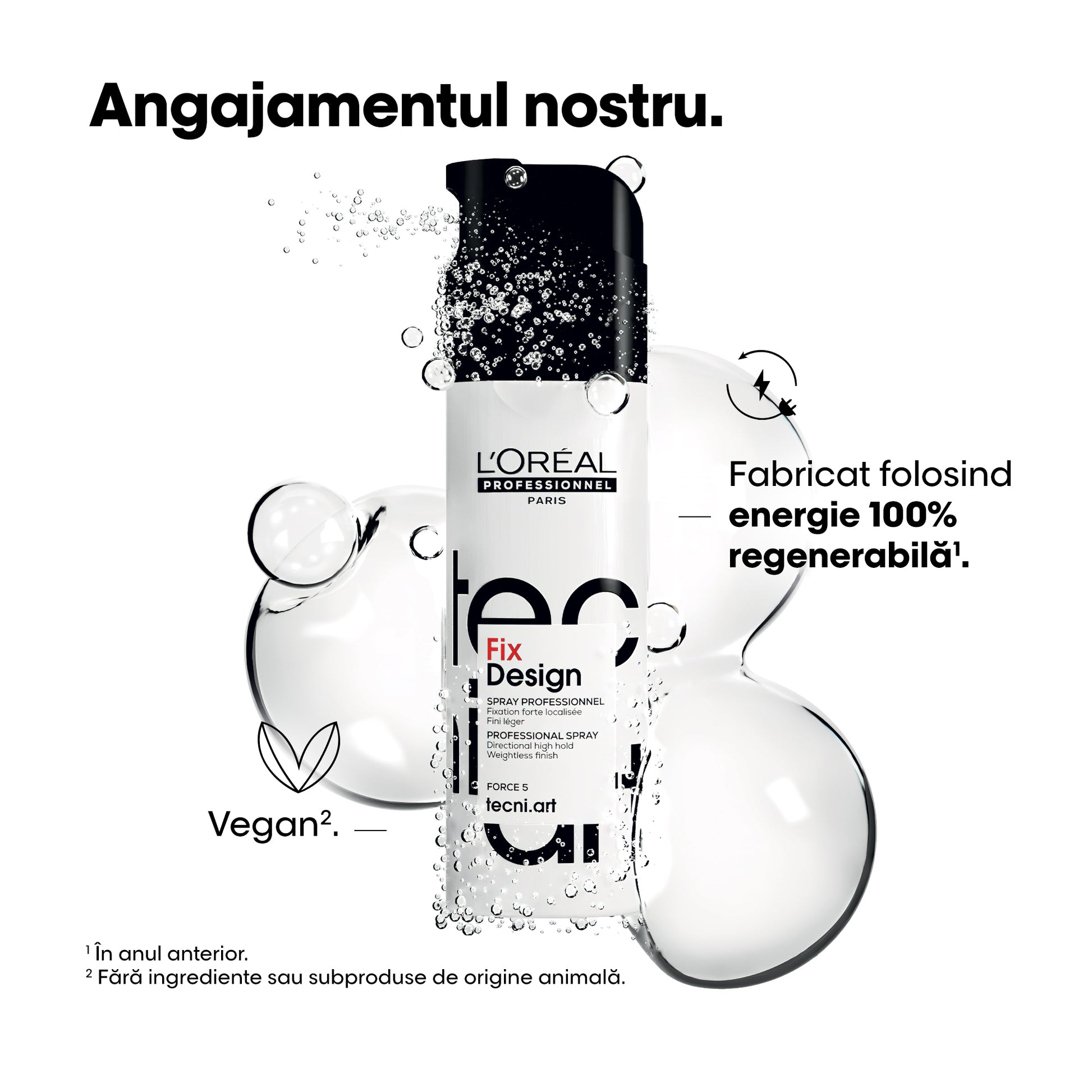 L'Oreal Professionnel Tecni Art Fix Design Spray Cu Fixare Localizata 200ml - Beauty Lounge