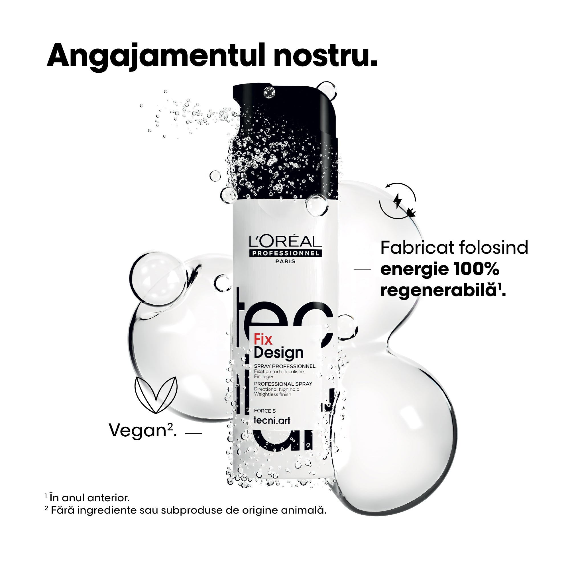 L'Oreal Professionnel Tecni Art Fix Design Spray Cu Fixare Localizata 200ml - Beauty Lounge