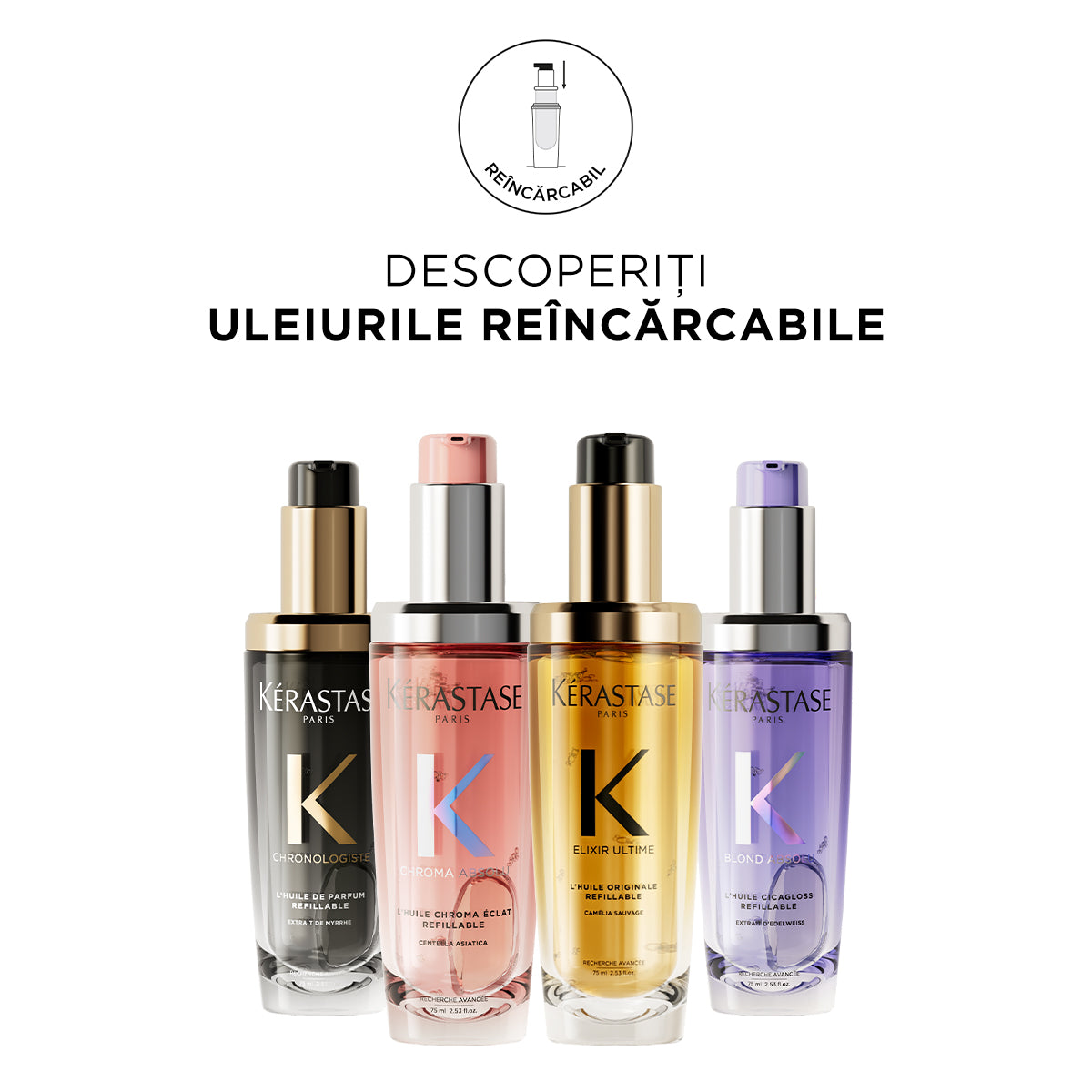 Kerastase Blond Absolu L'Huile Cicagloss - Ulei Pentru Par Blond Reincarcabil 75ml - Beauty Lounge