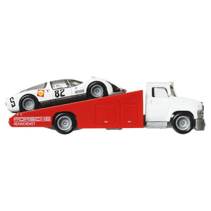 Hot Wheels Transportator Carry On cu Masinuta Porsche Carrera 906