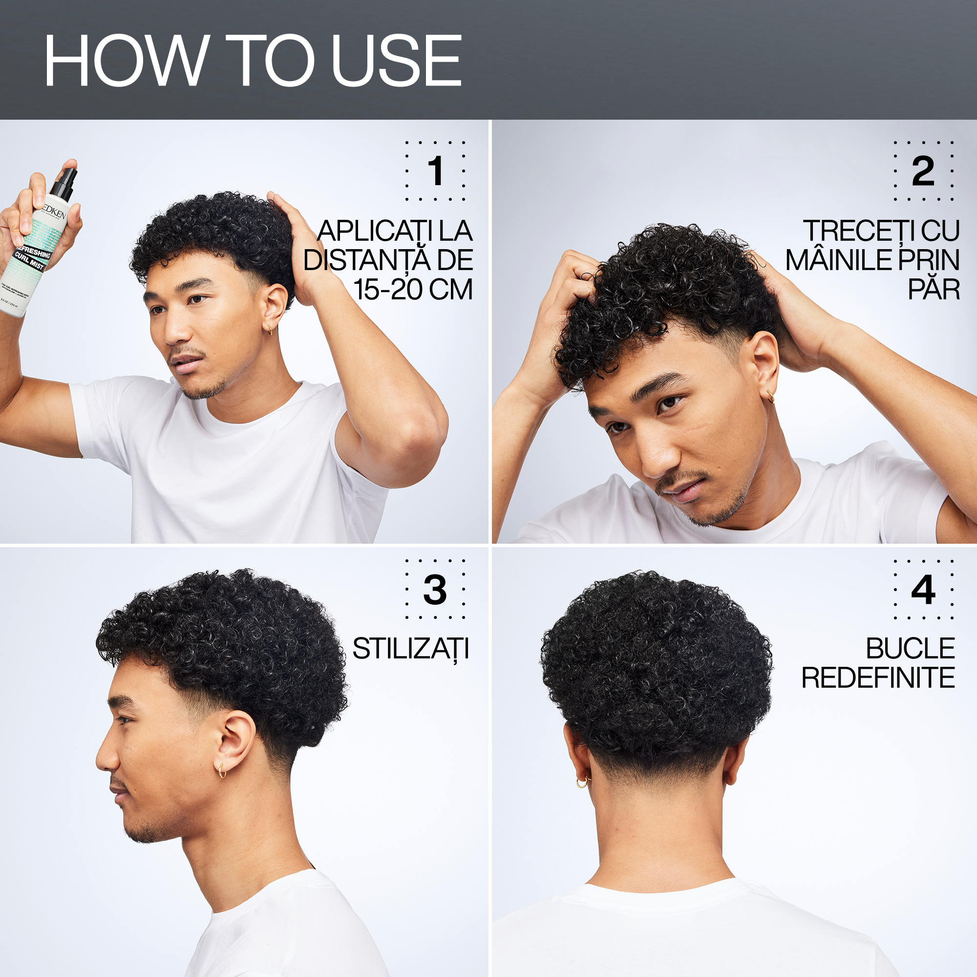 Redken Refreshing Curl Mist 250ml - Spray Leave-In Pentru Par Cret