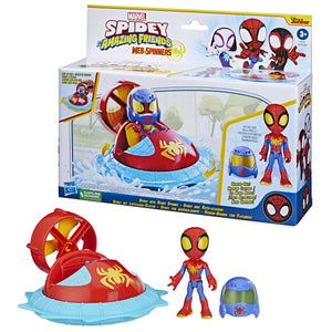 Spider-Man Spidey Prietenii Extraordinari Set Masinuta si Figurina Spidey