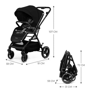 Kinderkraft Carucior Sport Yoxi Black